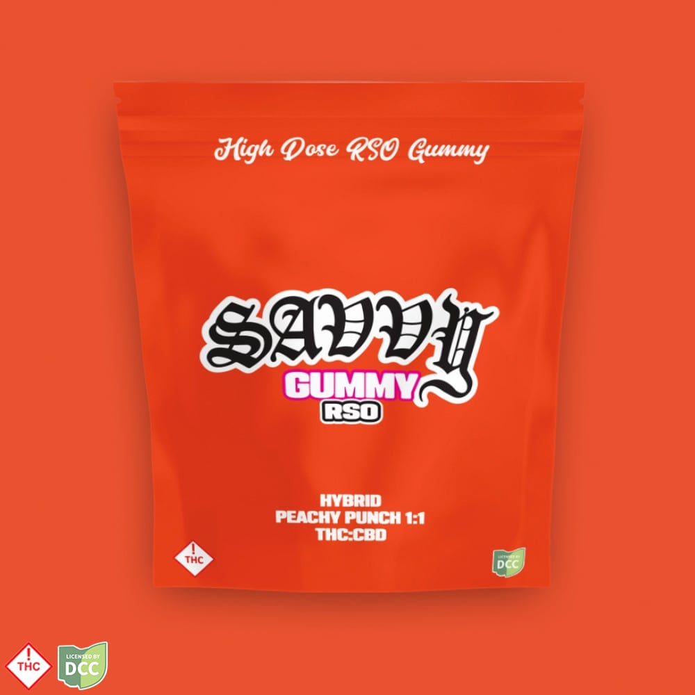 Peachy Punch 1:1 [10pk] (110mg CBD/110mg THC)
