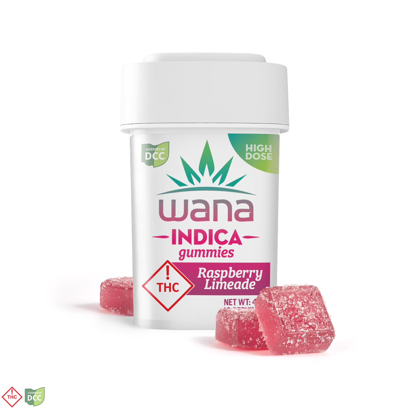 Raspberry Limeade - Indica 10pk 330mg