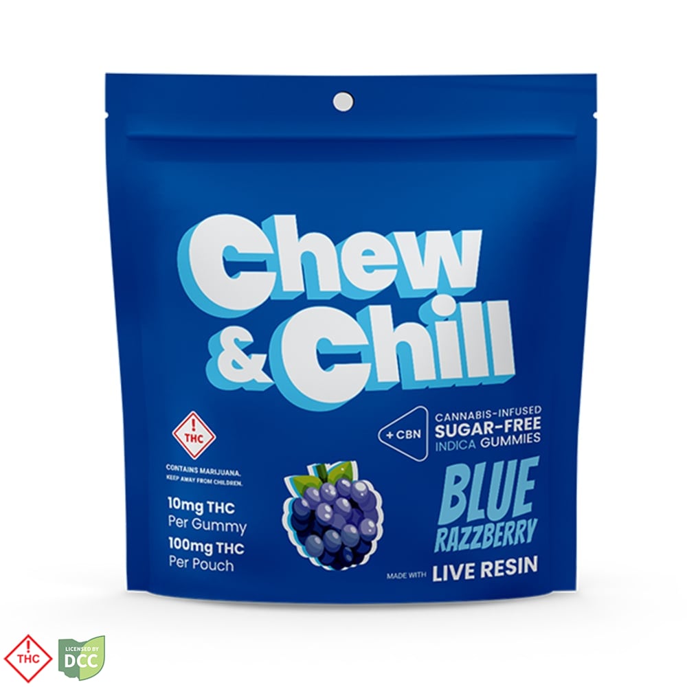 Sour Blue Razzbery [10pk] (100mg THC/50mg CBN)