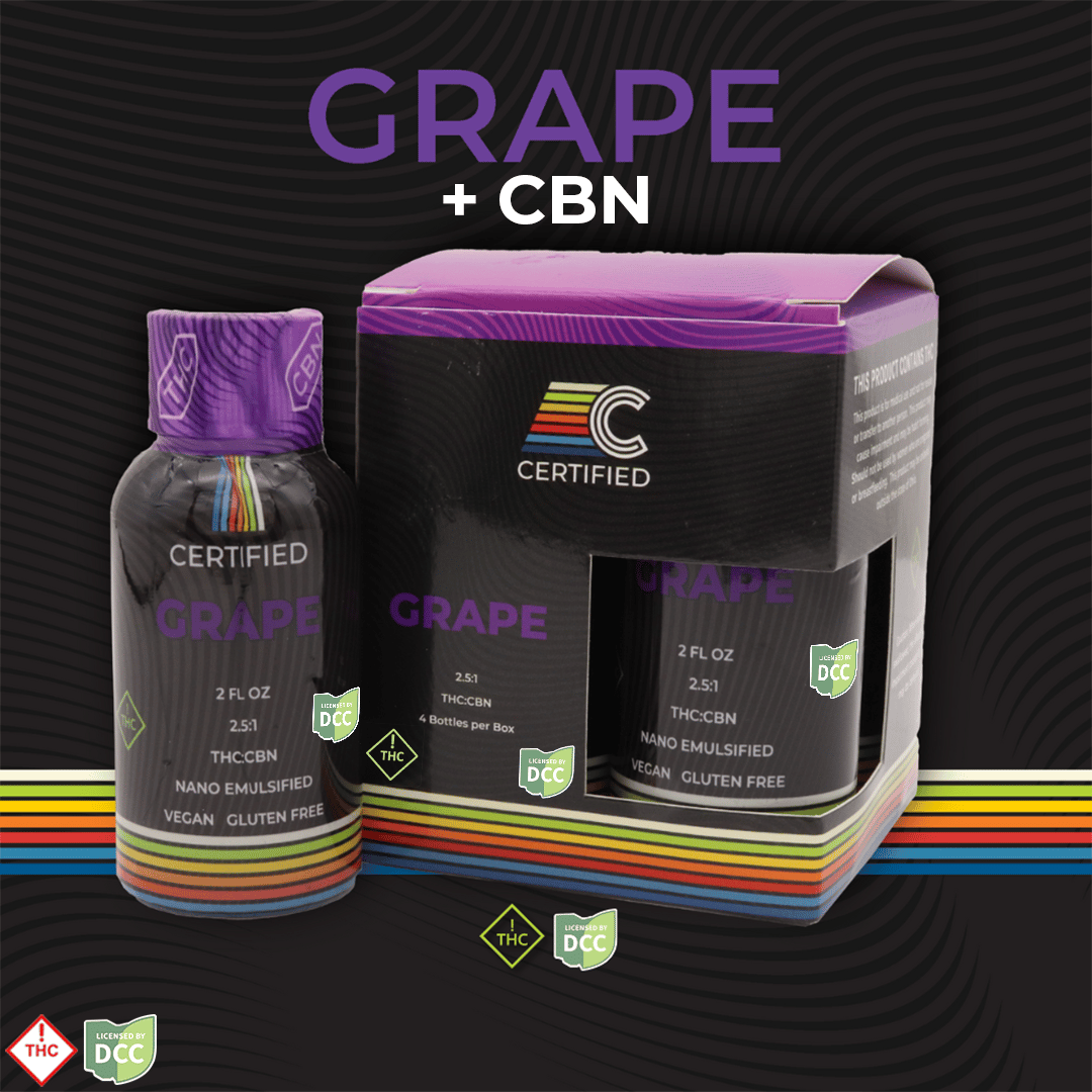 Grape CBN [4pk] (100mg THC/40mg CBN)