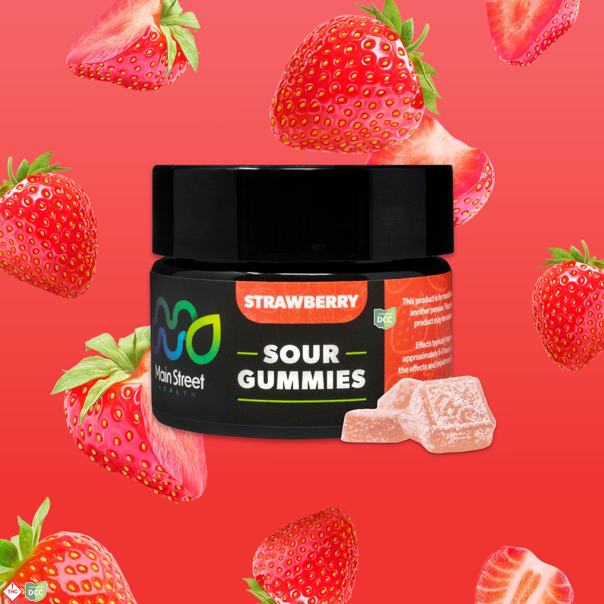 Strawberry - THC [11pk] (220mg)