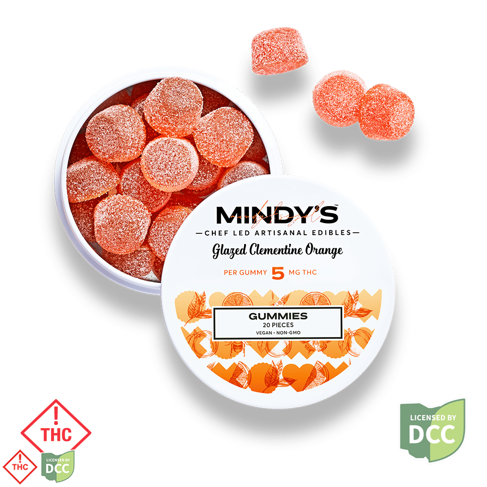 Glazed Clementine Orange Gummies 100mg 20-pack
