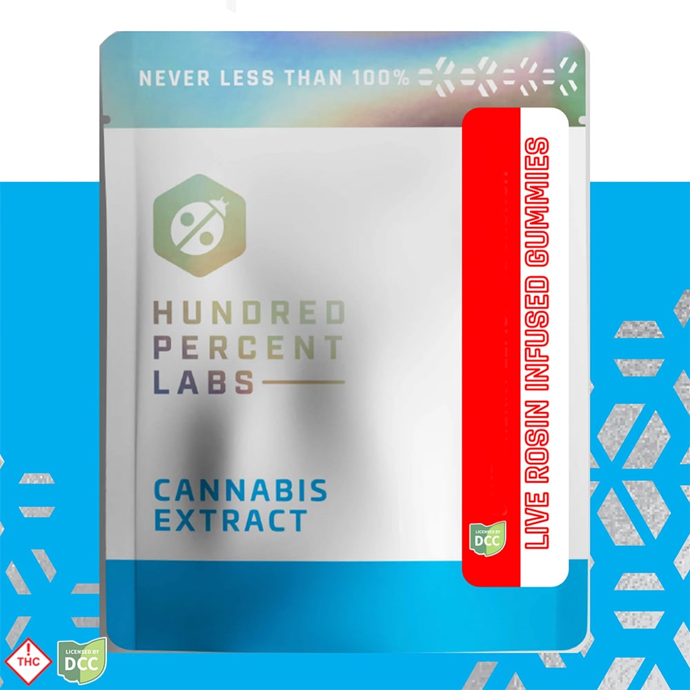 Strawberry Banana Crunch Live Rosin Gummies (1-Day) (110mg)