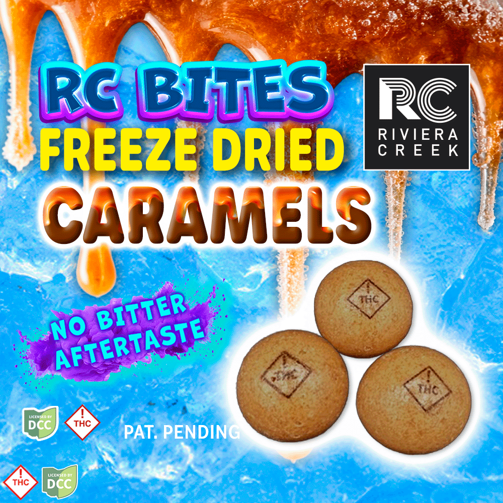 RC Bites Freeze Dried Caramels [5pk] (40mg)