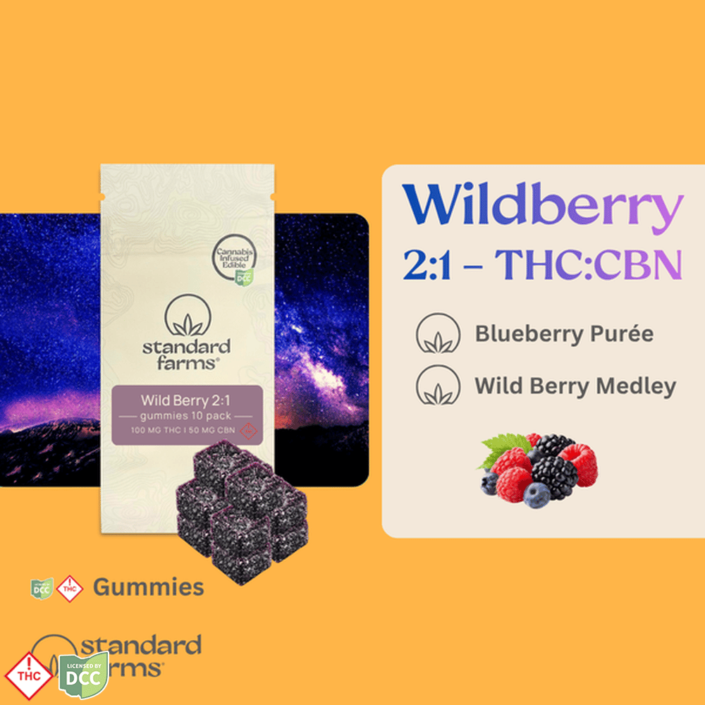 2 1 Wild Berry + CBN 10pk 100mg
