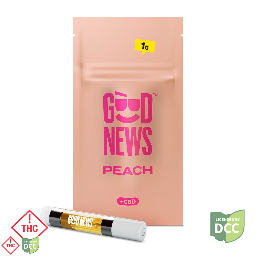 Peach 1:1 CBD:THC Cartridge