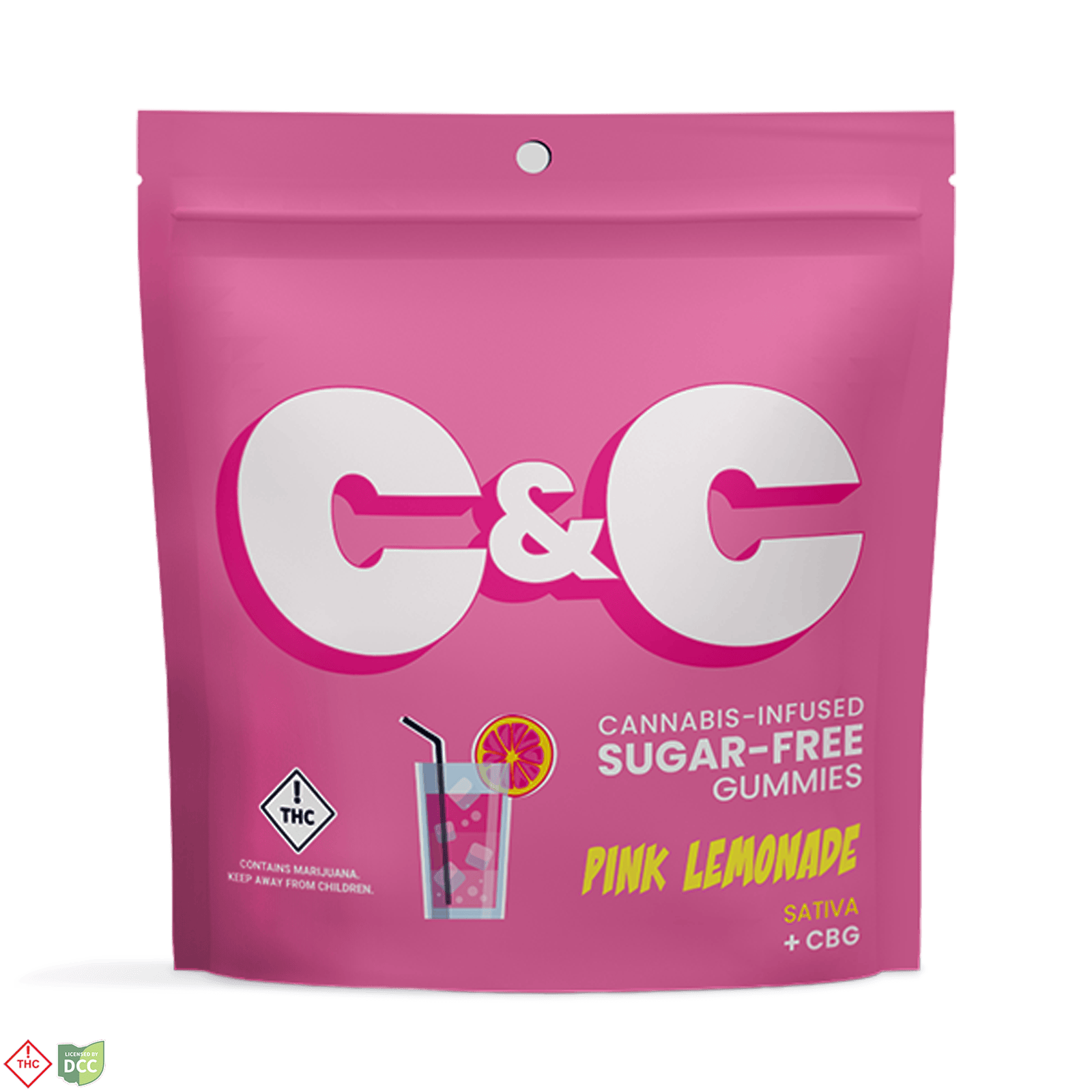 Pink Lemonade + CBG [10pk] (100mg THC/50mg CBG)