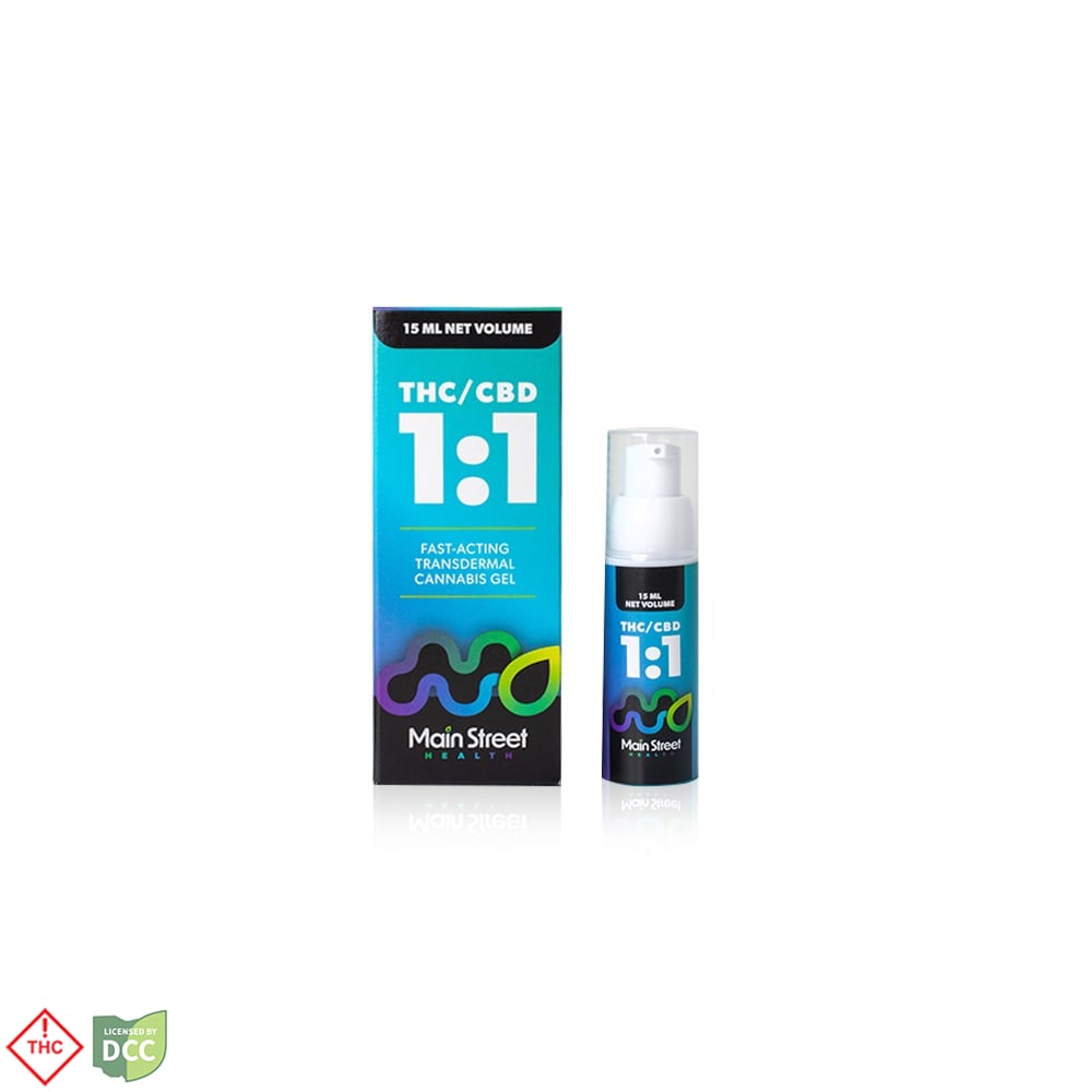 Transdermal Gel - 1:1 [15ml] (285mg CBD/285mg THC)