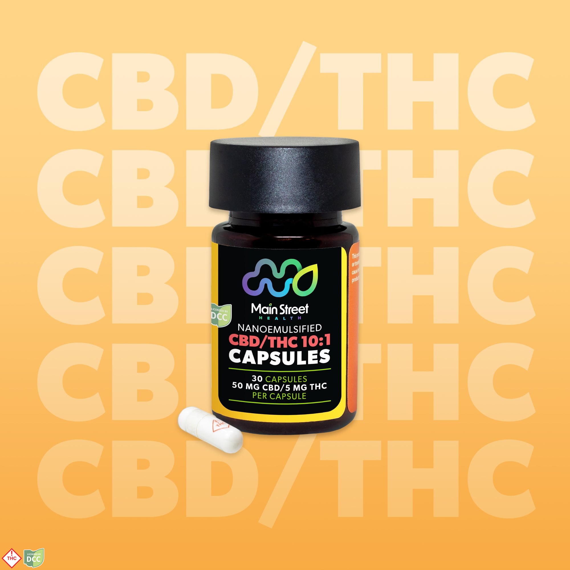 Capsules - 10:1 [30pk] (1500mg CBD/150mg THC)