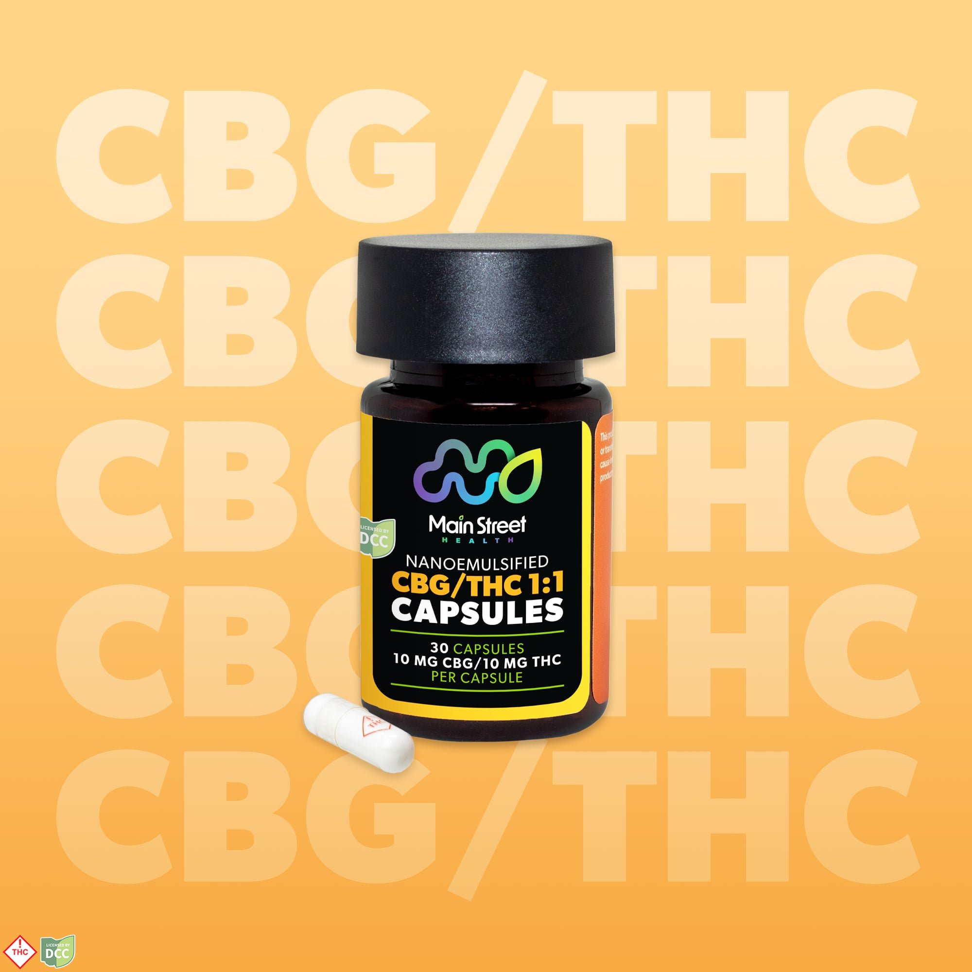 Capsules - 1:1 [30pk] (300mg CBG/300mg THC)