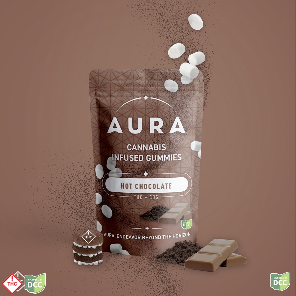 Hot Chocolate Gummies +CBG [22pk] (1100mg)