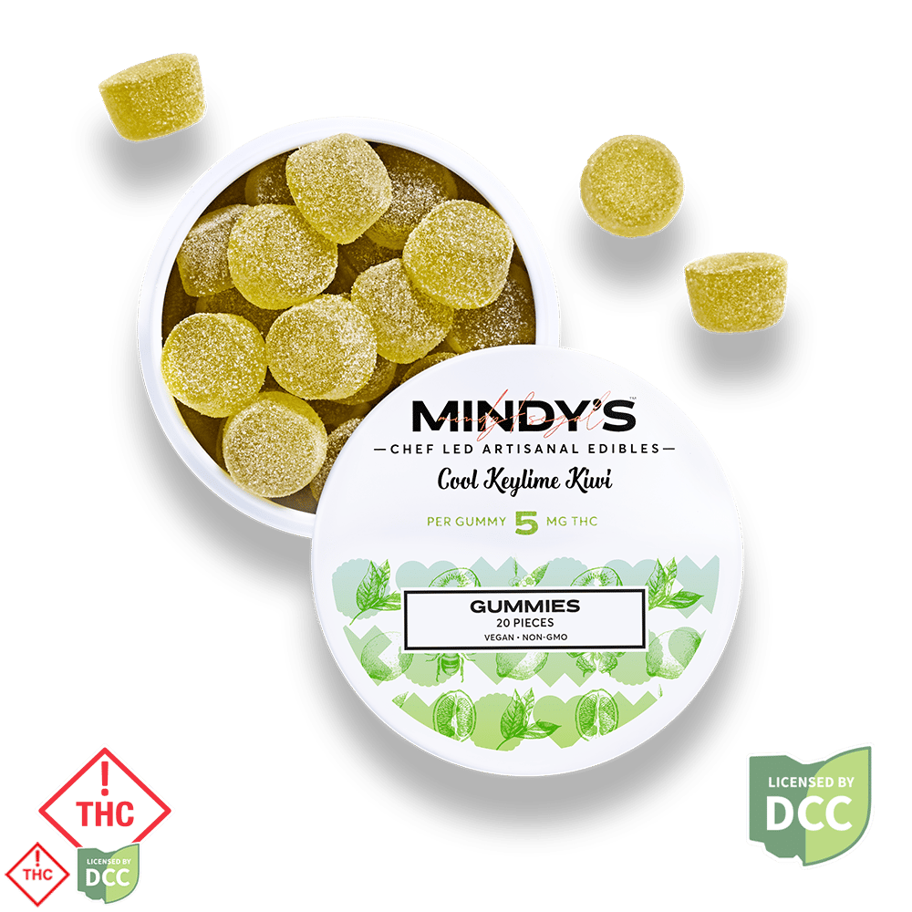 Cool Key Lime Kiwi Gummies 100mg 20-pack