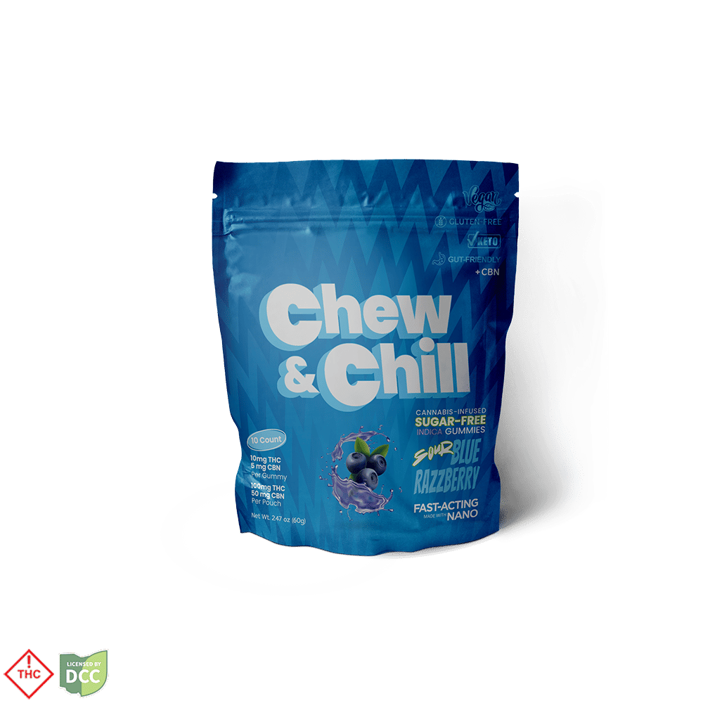 Sour Blue Razzberry + CBN [10pk] (100mg THC/50mg CBN)