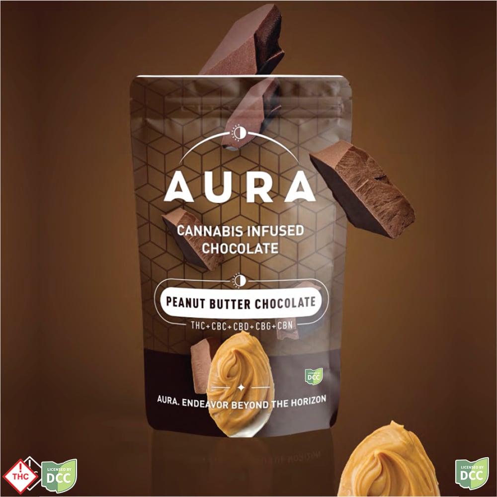 Peanut Butter Entourage Chocolate (30mg CBD/100mg THC/30mg CBG/30mg CBC/30mg CBN)