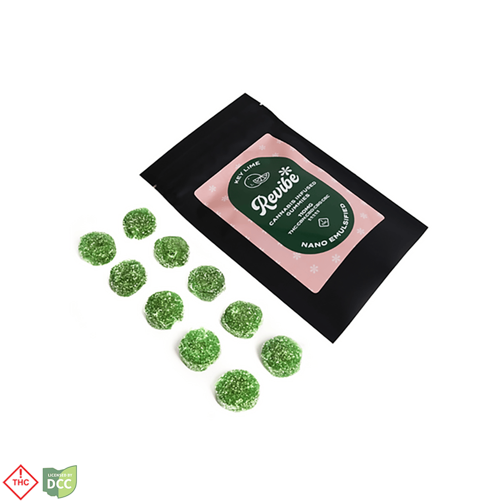 1:1:1:1:1 Key Lime [10pk] (100mg CBD/100mg THC/100mg CBC/100mg CBG/100mg CBN)