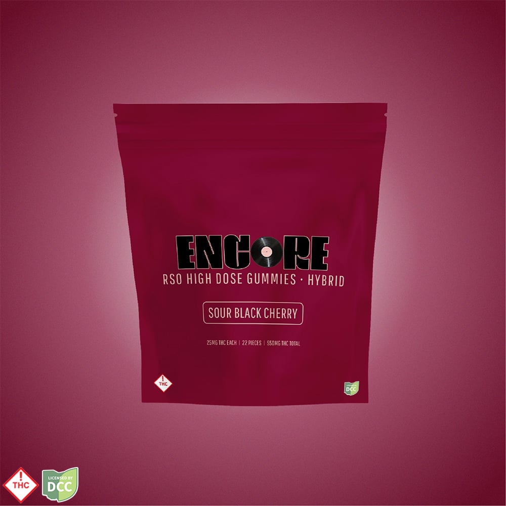 Sour Black Cherry RSO - Hybrid [22pk] (550mg)
