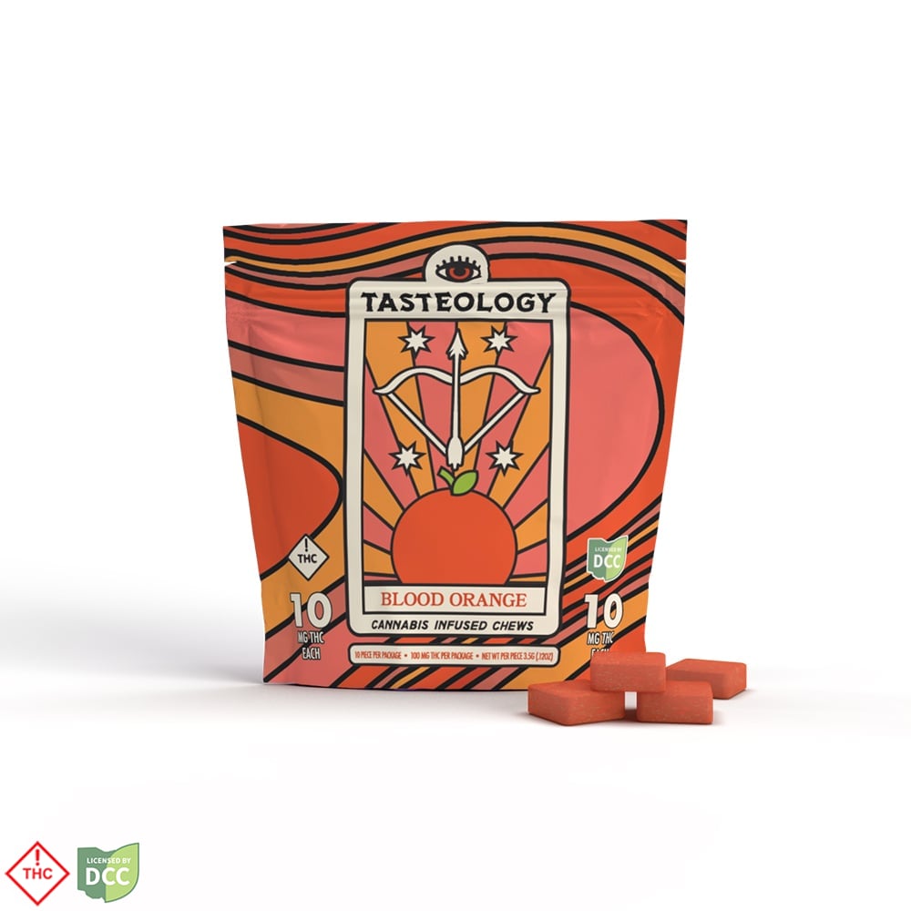 Blood Orange Fruit Chews 10pk 100mg