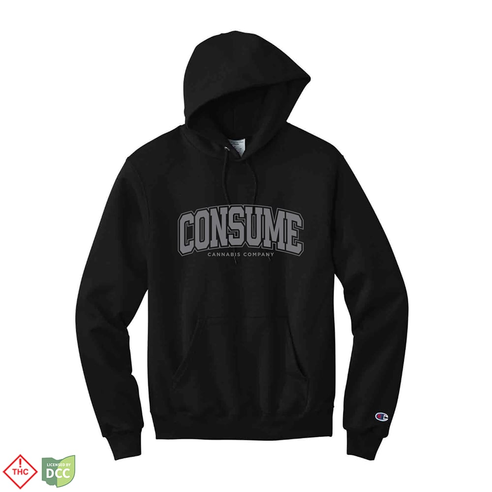 Blackout Black Hoodie Small