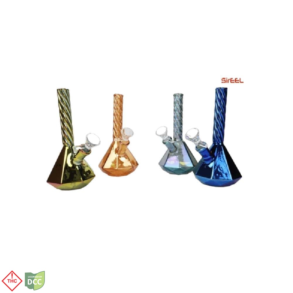 6.5" OctaTwist Beaker Bong W/ Bowl