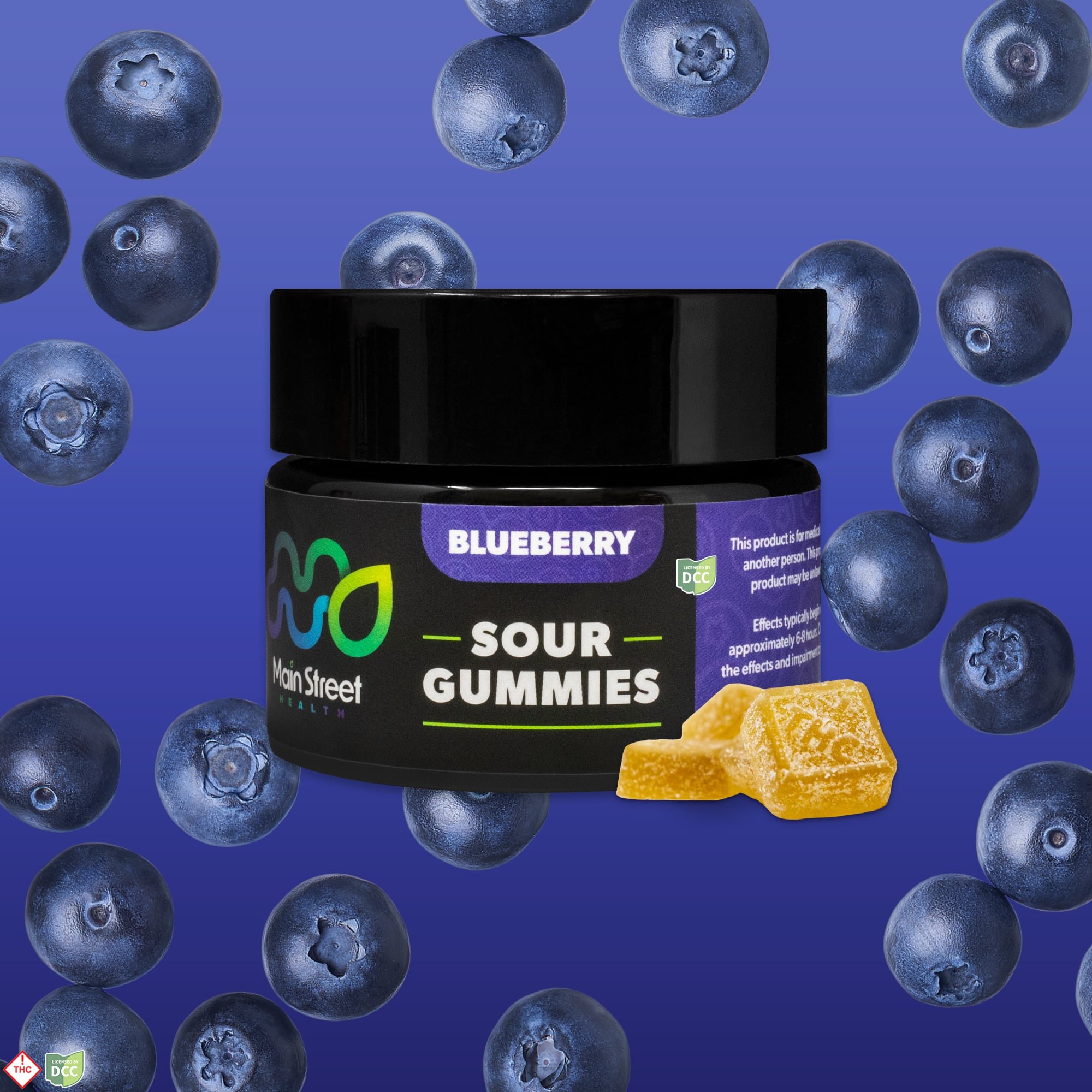 BLUEBERRY RSO GUMMIES - EDIBLE - 11PK - THC: 114MG CBD: 0MG BLUEBERRY RSO GUMMIES - EDIBLE - 11PK - THC: 114MG CBD: 0MG