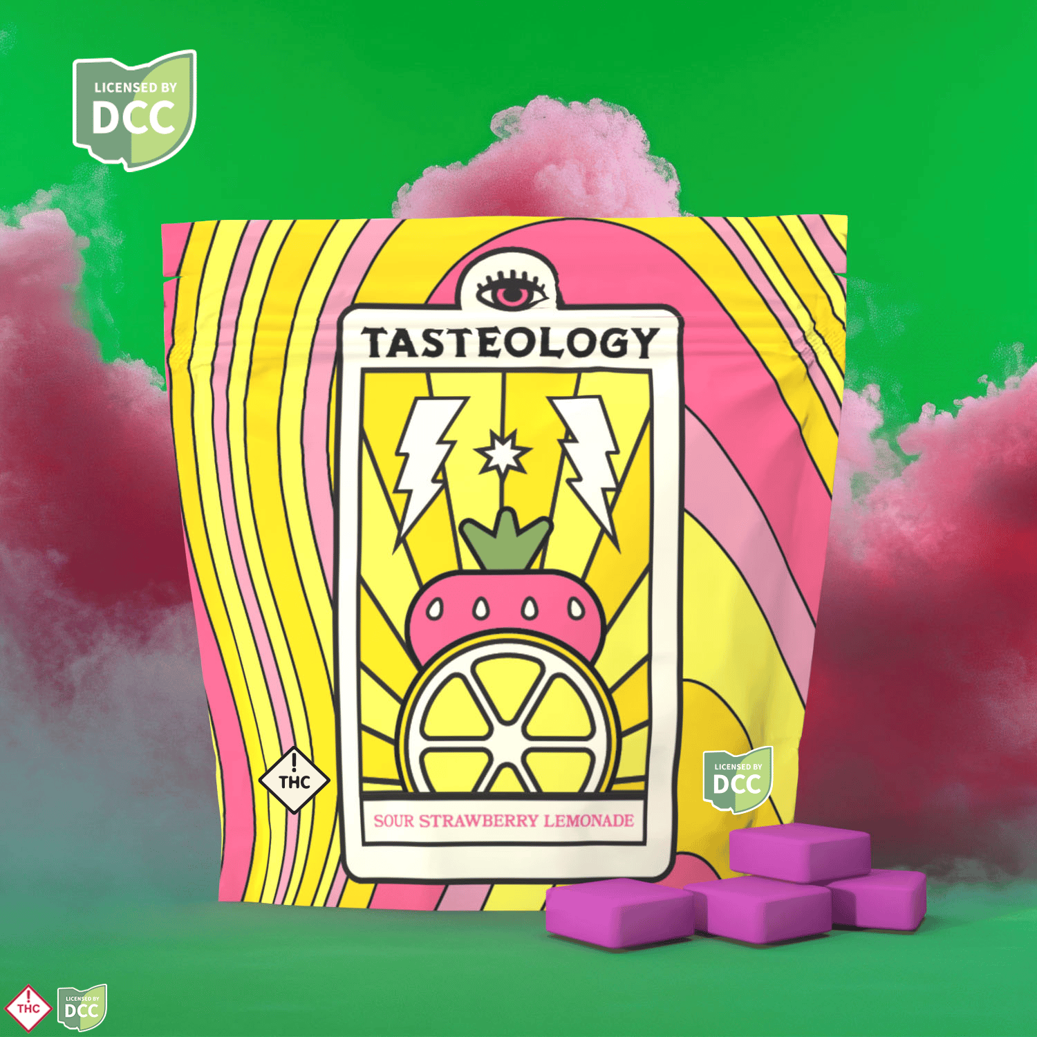 Sour Strawberry Lemonade [10pk] (100mg)