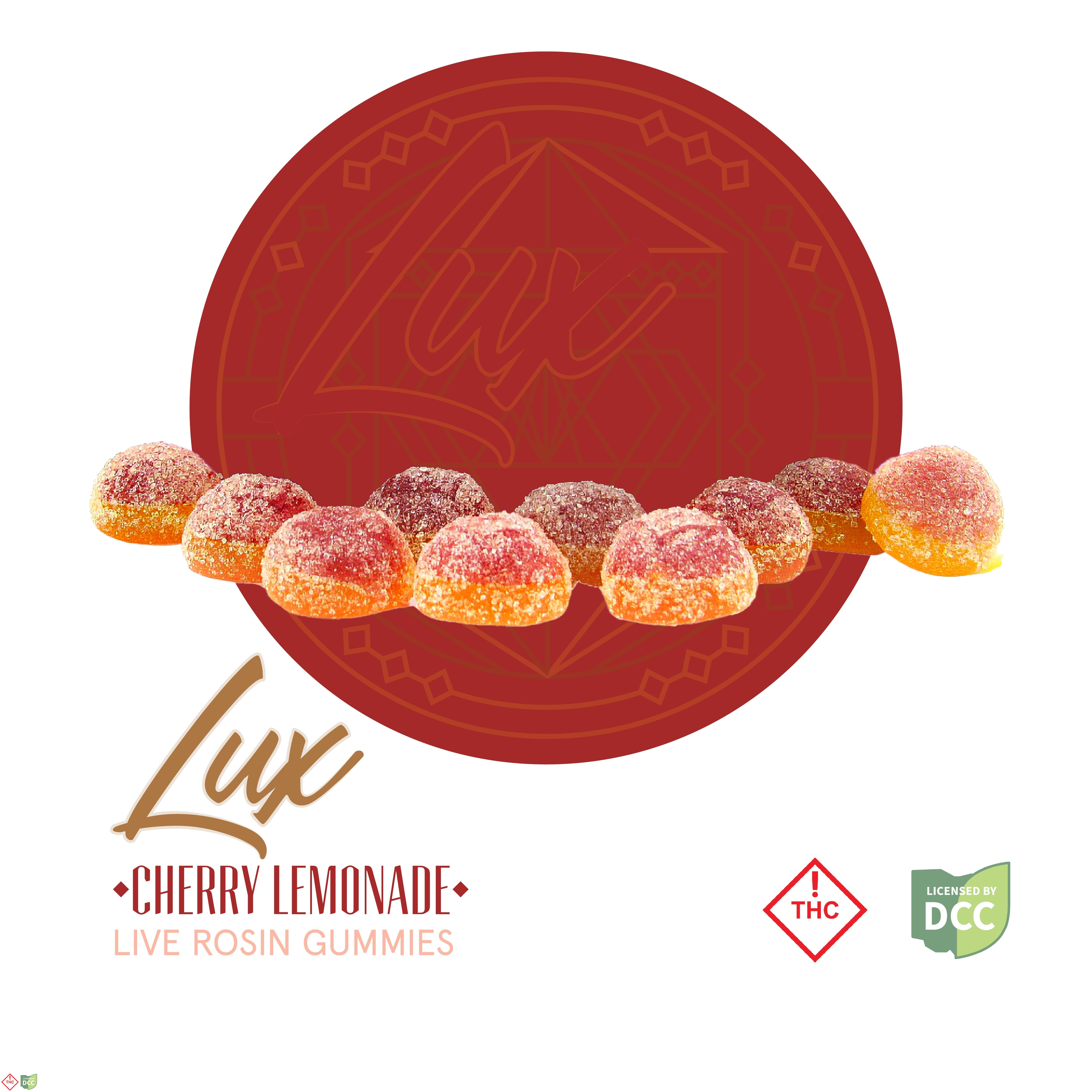 Cherry Lemonade Live Rosin Gummies | 100mg (10pk)