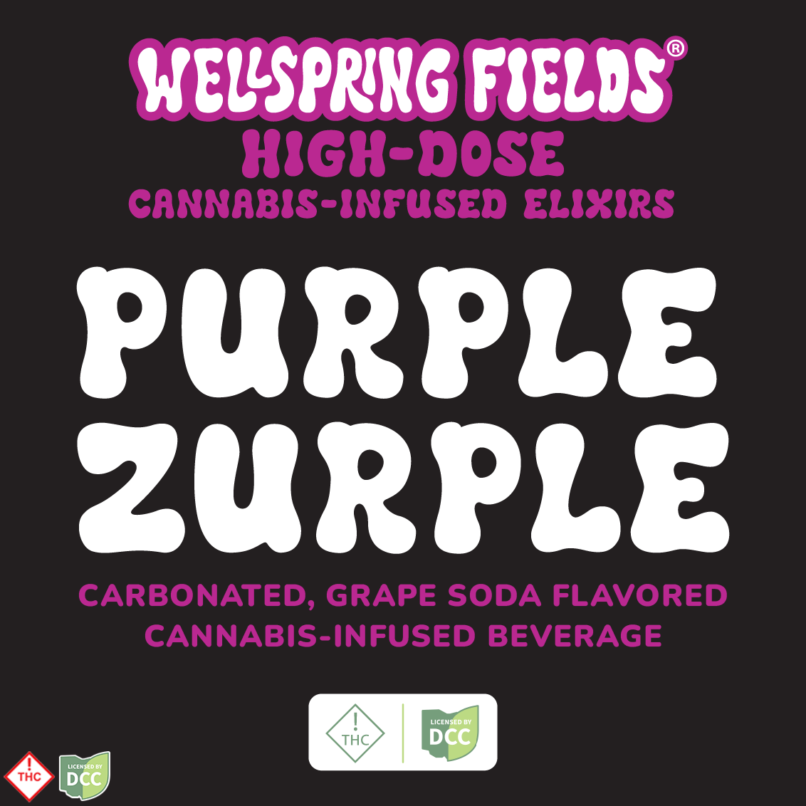 Wellspring Fields - 2 Day Two-Pack Extra Strength Purple Zurple Soda Elixir - 200mg