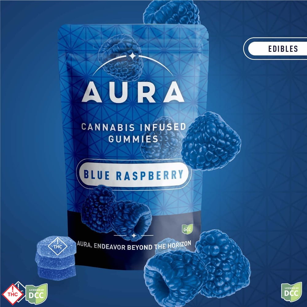 Blue Raspberry +CBN Gummies (10-Day) [24pk] (1100mg THC/250mg CBN)