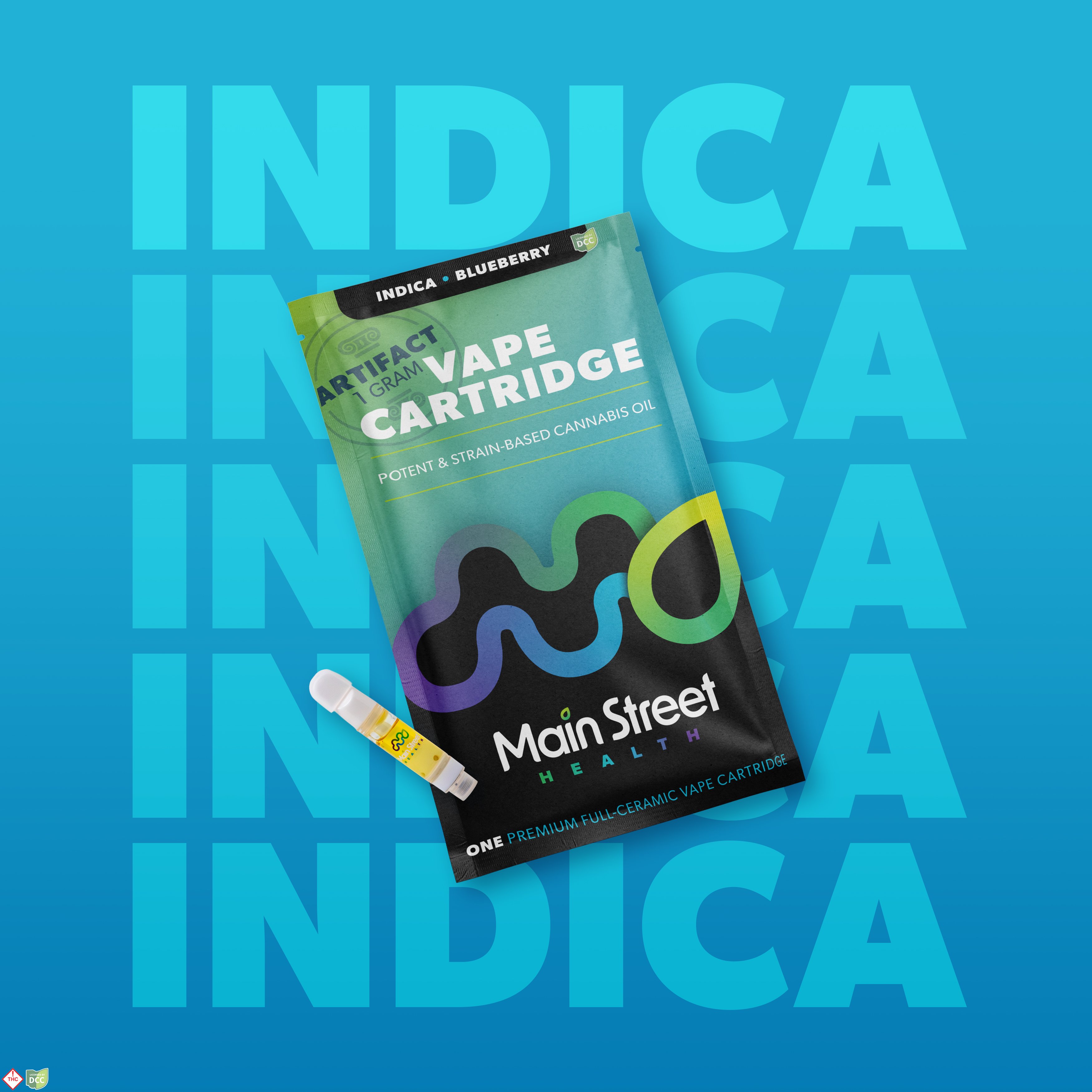 Blueberry - ARTIFACT Full-Ceramic Cart - 1g