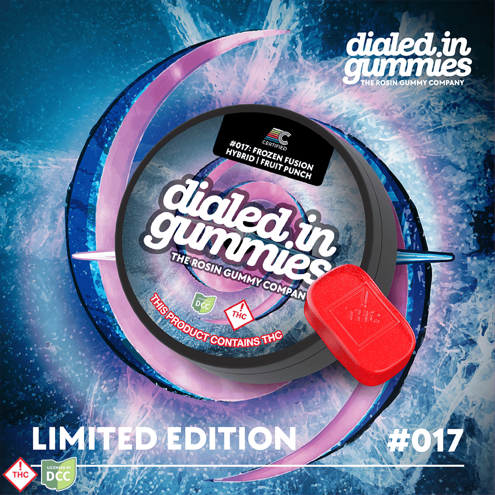 100mg - Frozen Fusion #017 - Rosin Gummies (10pk)