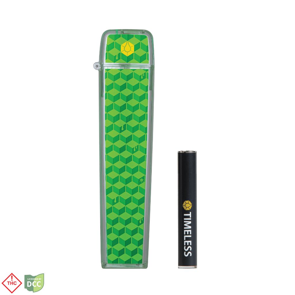 Timeless TV6 Battery and Flip Case Combo 1000mg - Green