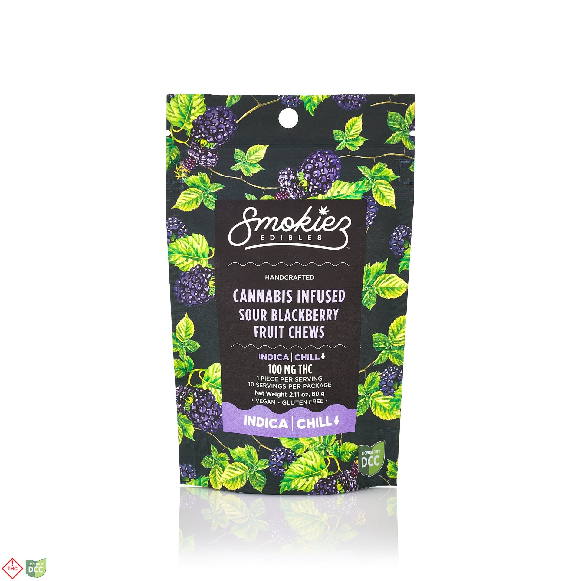 Sour Blackberry - Indica [10pk] (100mg)