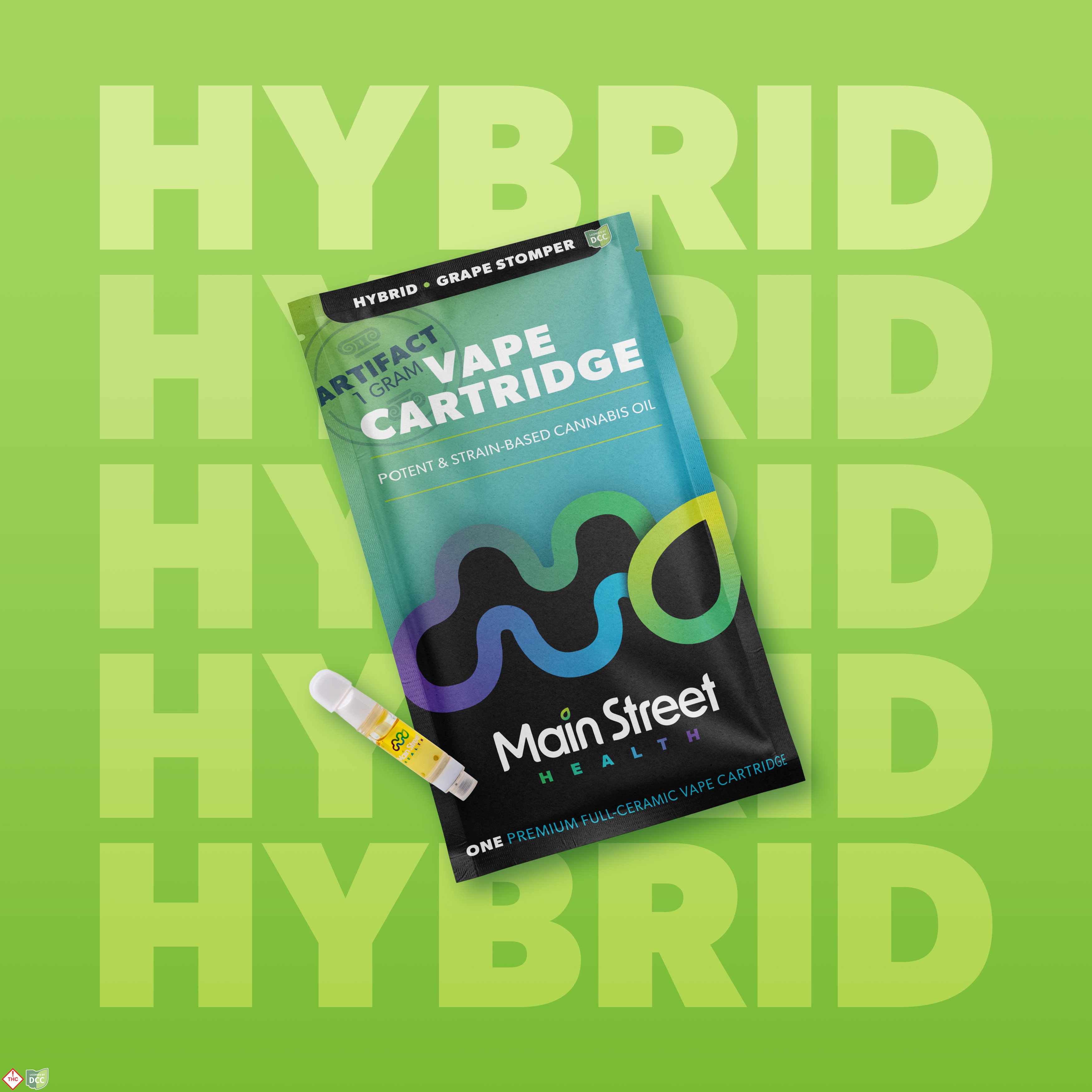 Grape Stomper - ARTIFACT Full-Ceramic Cart - 1g