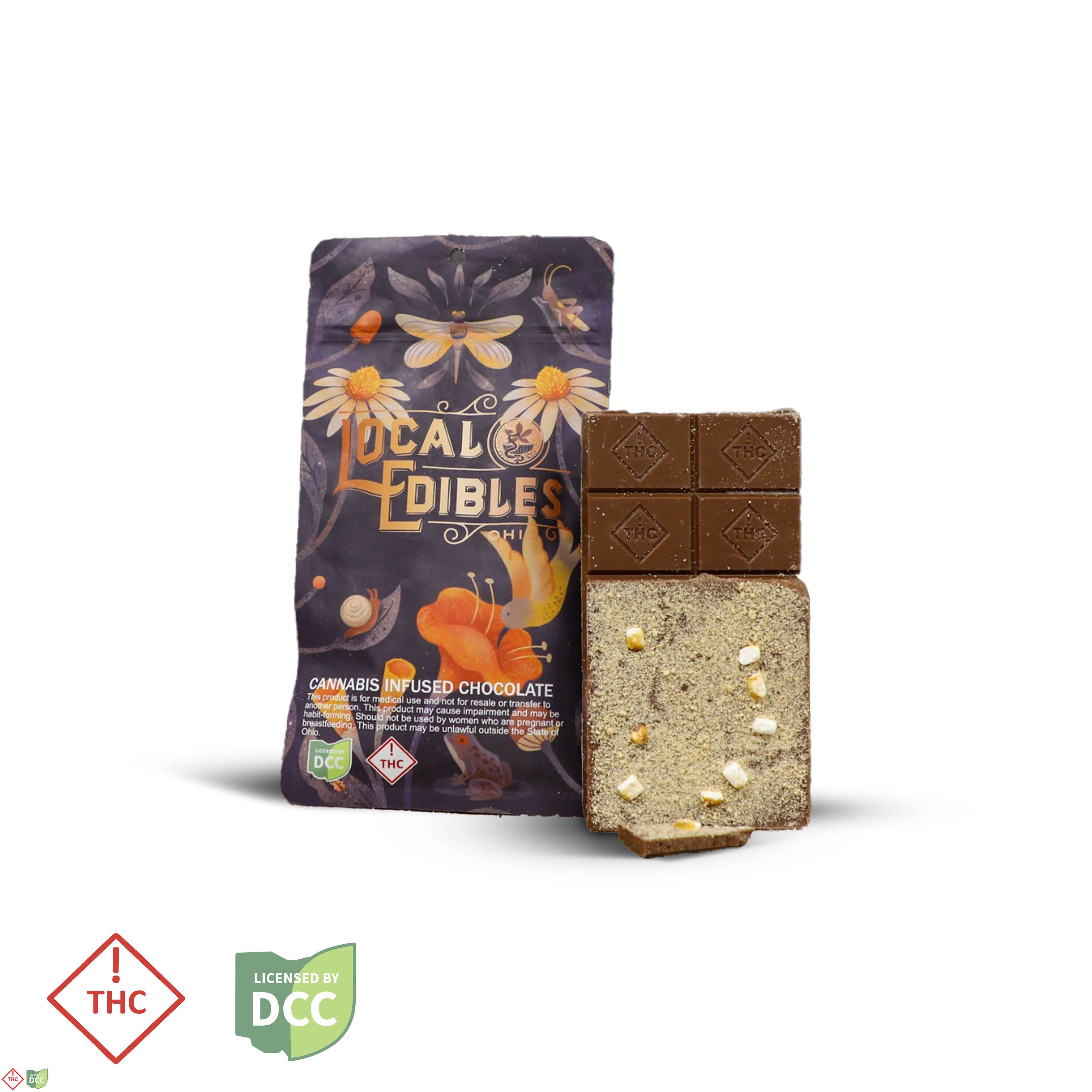 Smore's Chocolate Bar 550mg