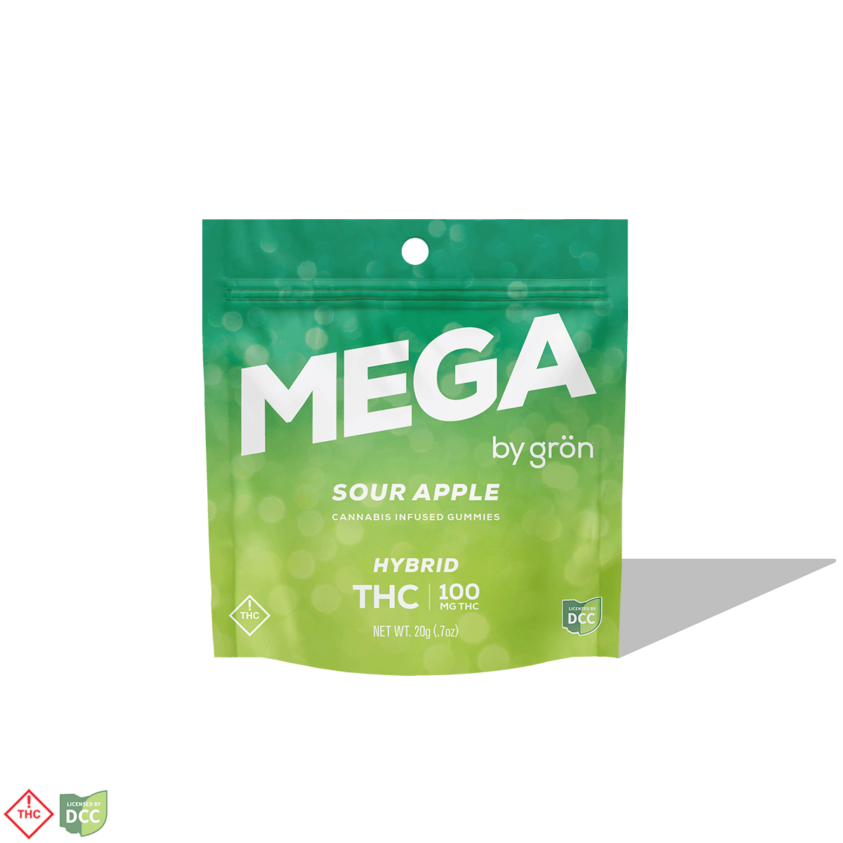 THC Sour Apple Mega Pearl (100mg)
