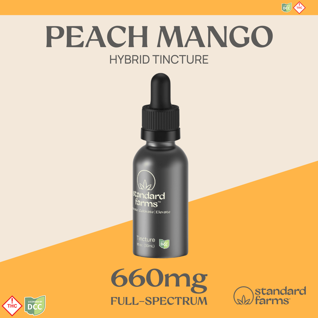 Peach Mango THC Hybrid Tincture [30ml] (660mg)