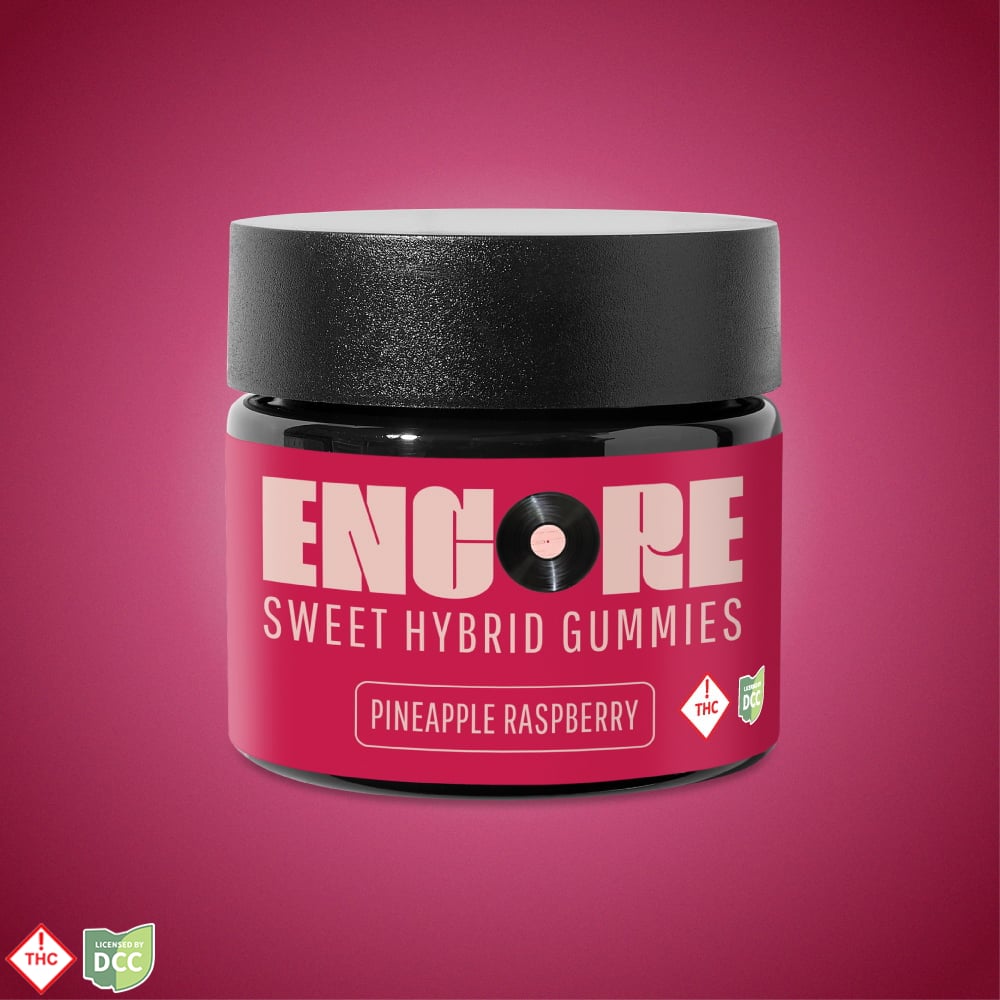 Encore - Sweet Pineapple Raspberry Gummies - 10ct - 110mg