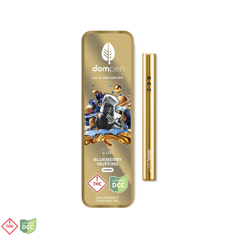 Dompen - Blueberry Muffins - 1g Vape Pen
