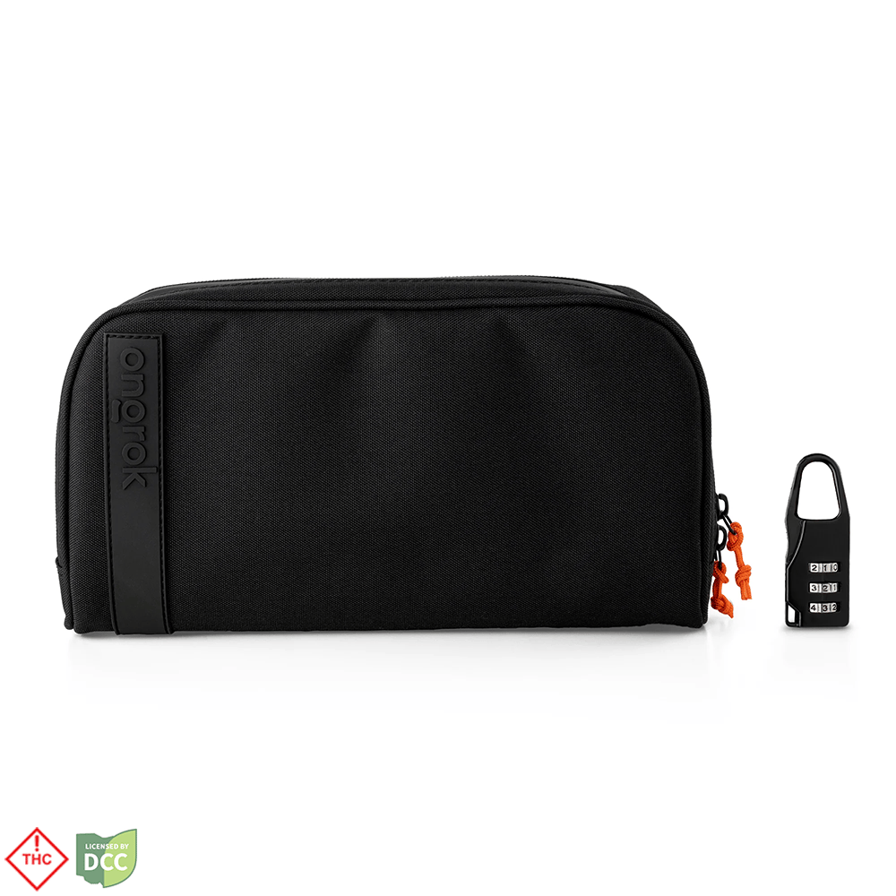 Smell Proof Wallets with Combo Lock V 2.0 - Black [M]