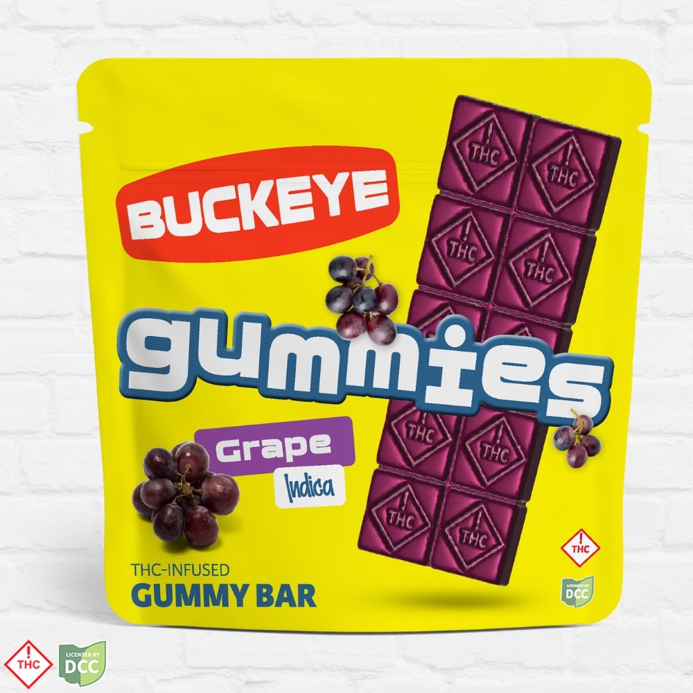 Grape Gummy Bar [10pk] (100mg)