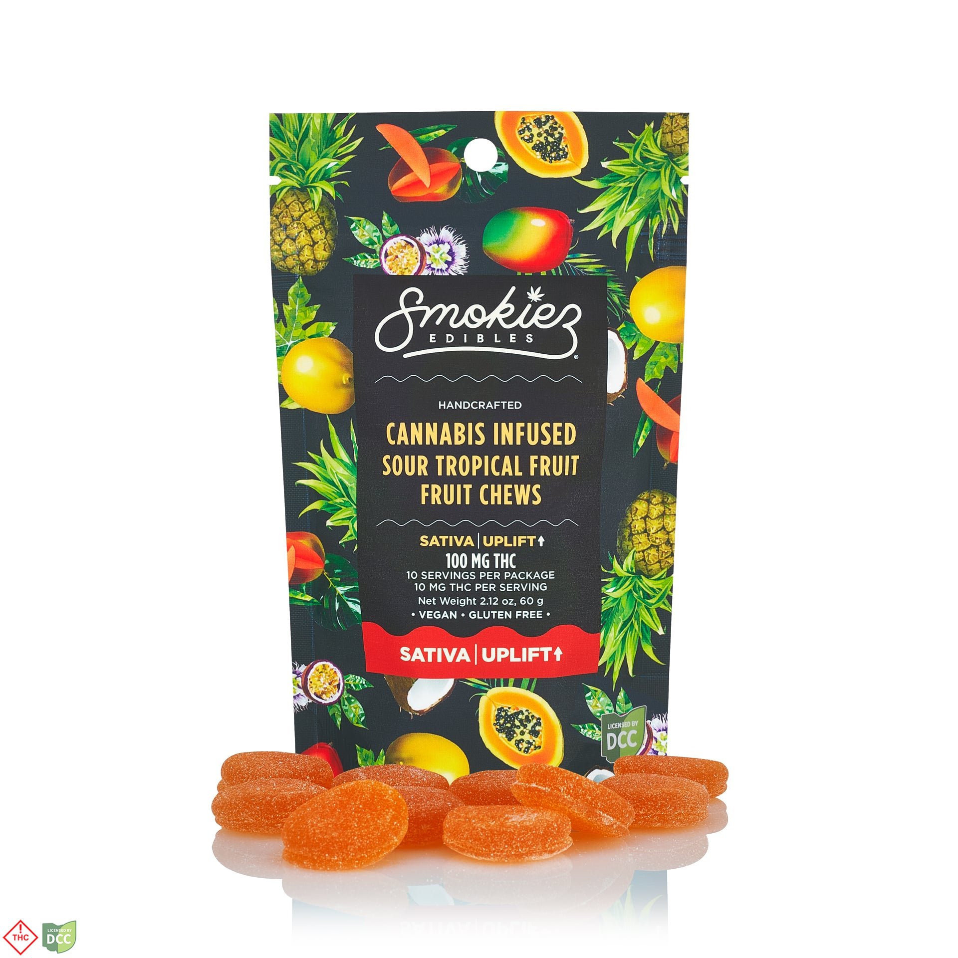 Sour Tropical Fruit - Sativa [10pk] (100mg)