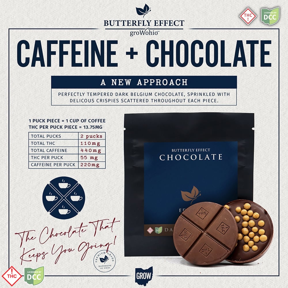 Dark Chocolate + Caffeine [8pk] (110mg)