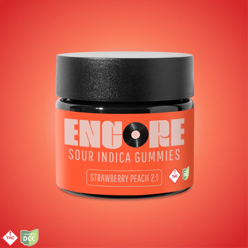 2:1 Sour Strawberry Peach CBD:THC []