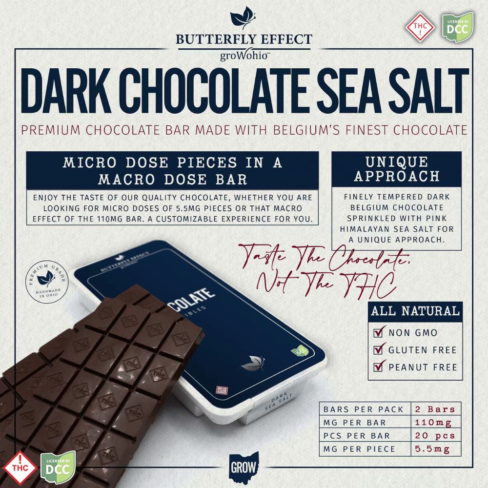 Dark Chocolate Sea Salt [40pk] (220mg)
