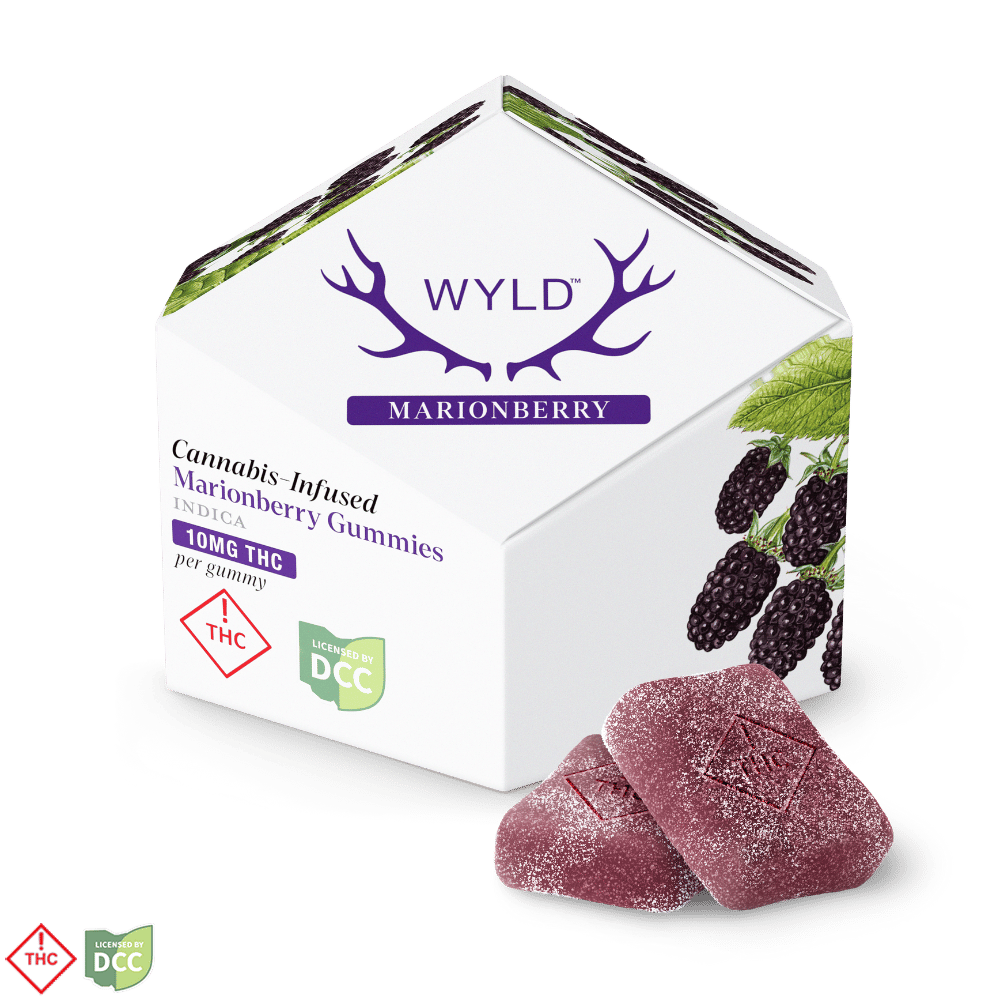 Marionberry Indica Enhanced Gummies | 100mg THC