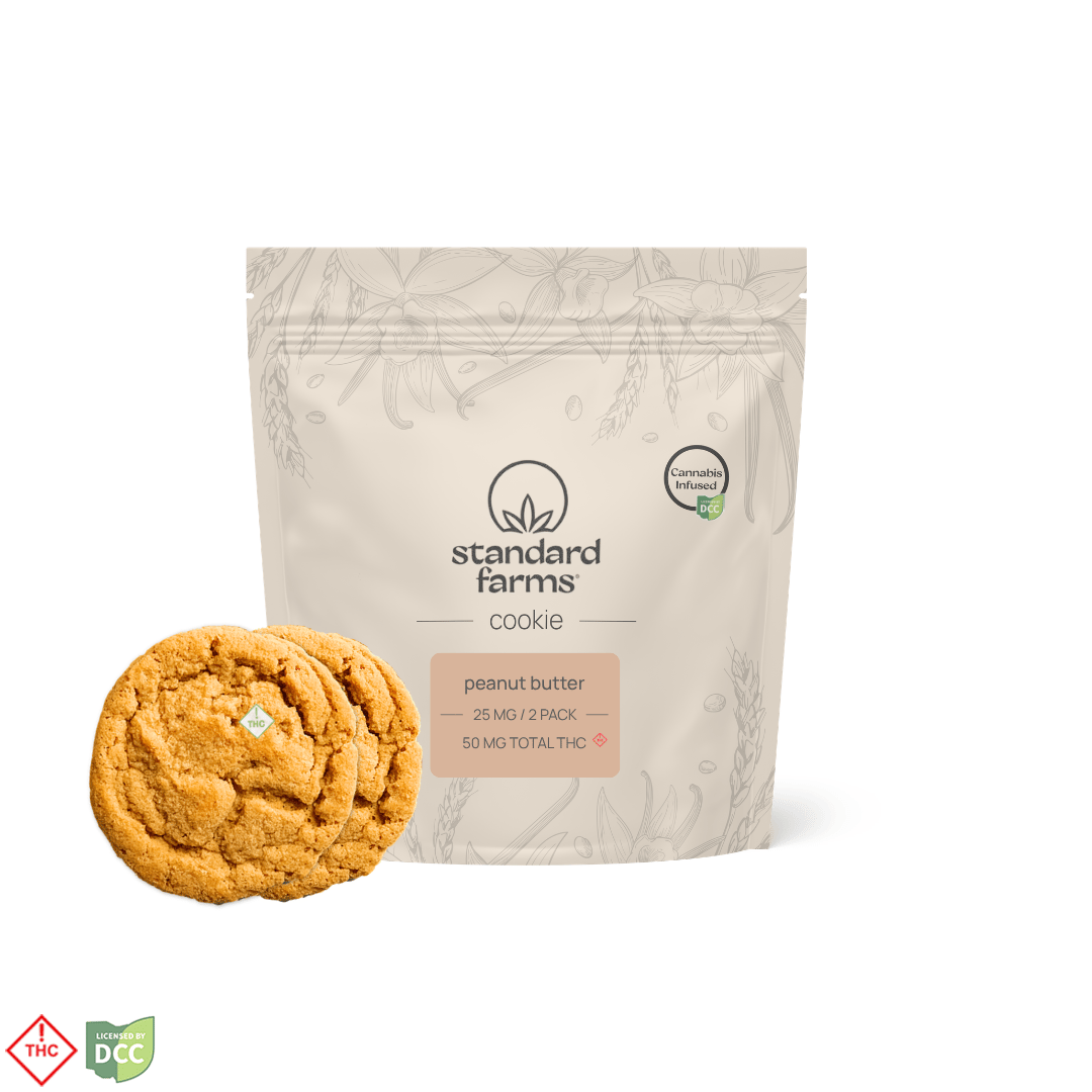 Peanut Butter Cookies 2pk 50mg