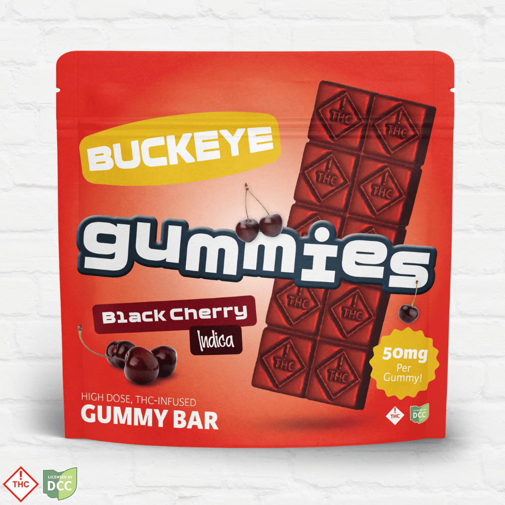 Black Cherry Gummy Bar [10pk] (500mg)