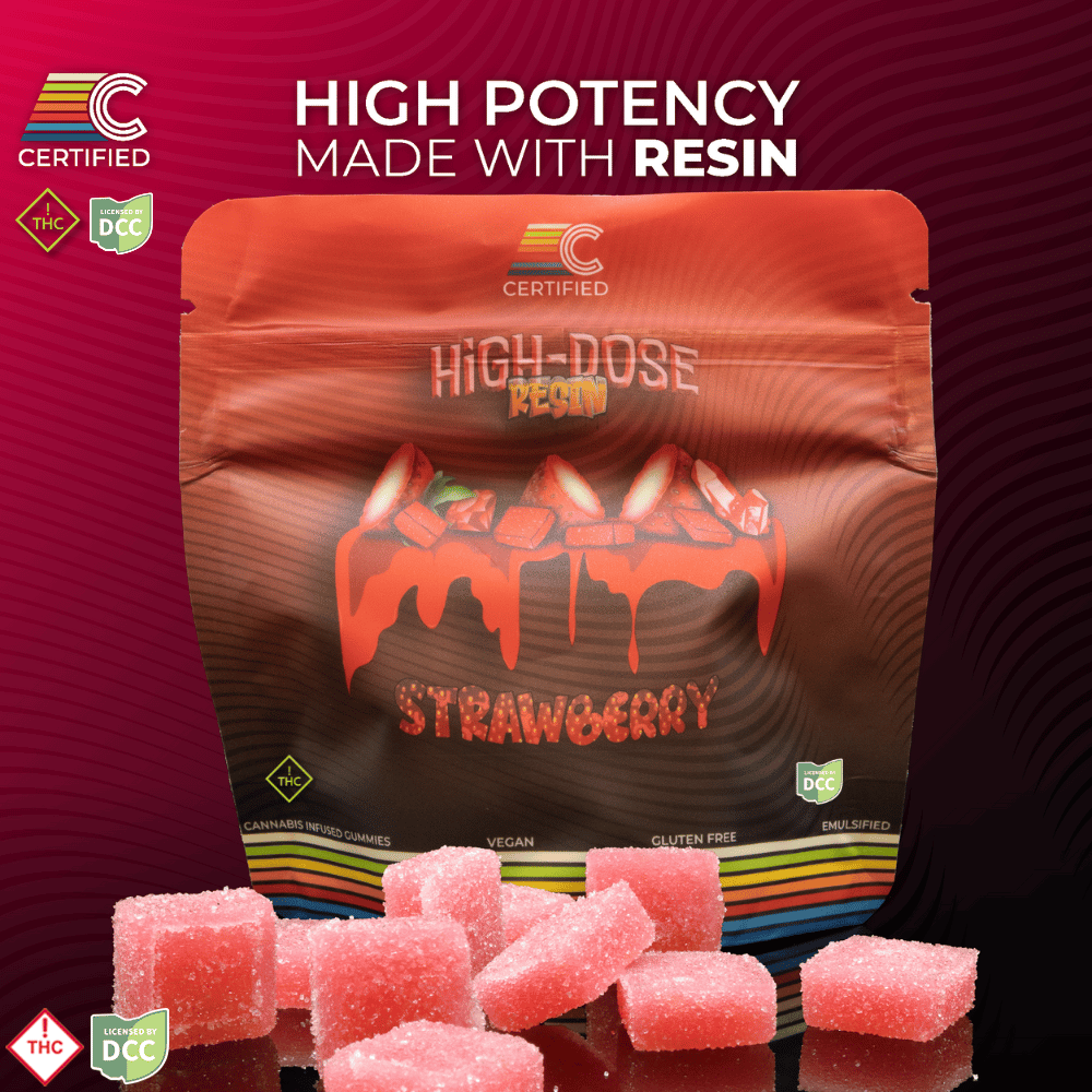 High-Dose Strawberry Gems [10pk] (440mg)