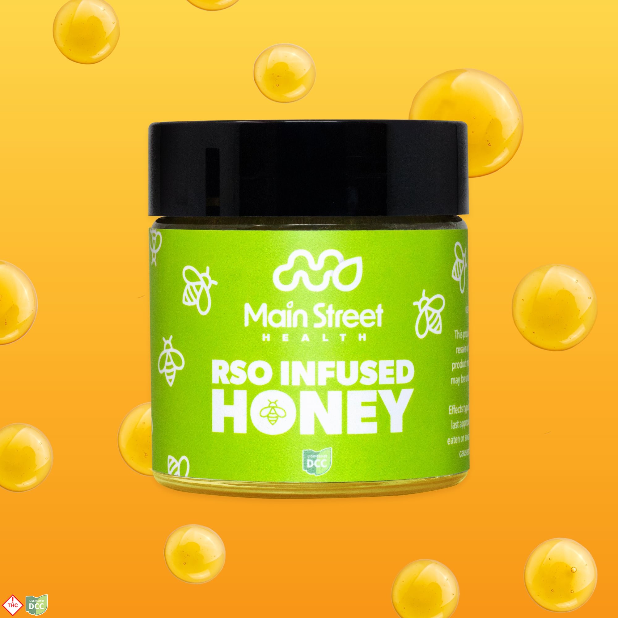 RSO+ Honey [3oz] (330mg CBD/330mg THC/330mg CBG/330mg CBN)