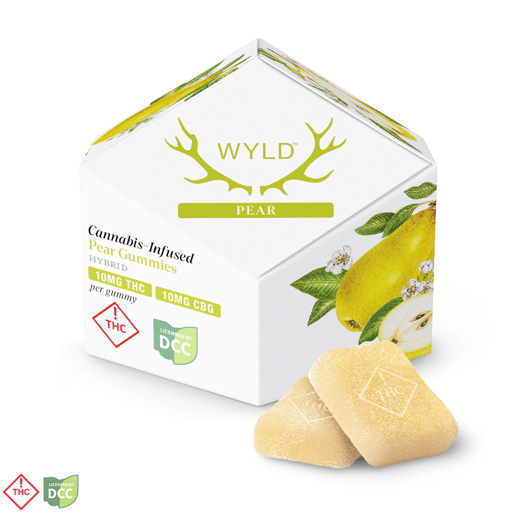 Pear 1:1 CBG + Hybrid Enhanced Gummies | 100mg